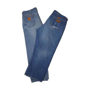 Wrangler 2 pk FR 38X34 Flame Resistant Riggs Workwear Denim Jeans Cotton